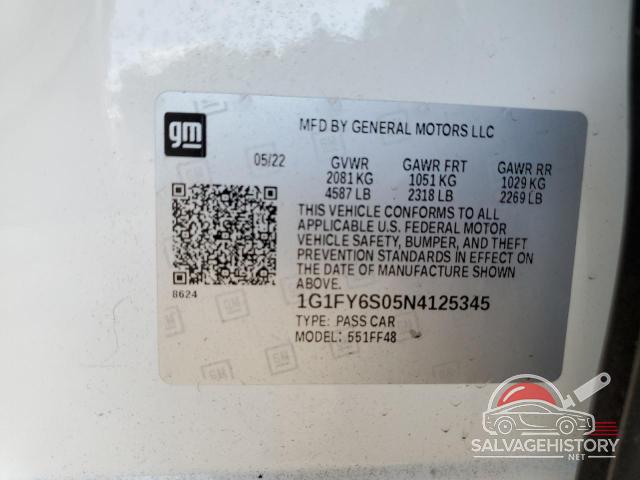 1G1FY6S05N4125345 2022 CHEVROLET BOLT photo no. 13