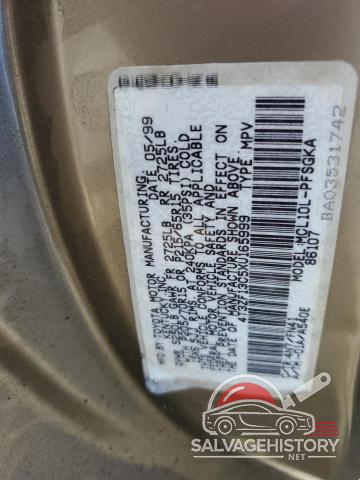 4T3ZF13C5XU165999 1999 TOYOTA All Models photo no. 14