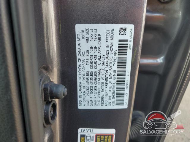 2HKRW2H91JH674425 2018 HONDA CRV photo no. 13