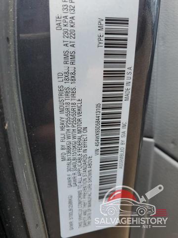 4S4WX93D584413105 2008 SUBARU TRIBECA photo no. 13