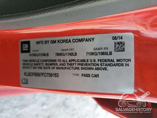 KL8CF6S97FC709163 2015 CHEVROLET SPARK photo no. 12