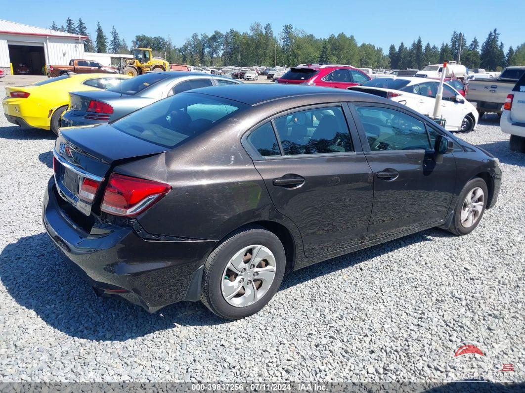 19XFB2F50DE219766 2013 HONDA CIVIC photo no. 4