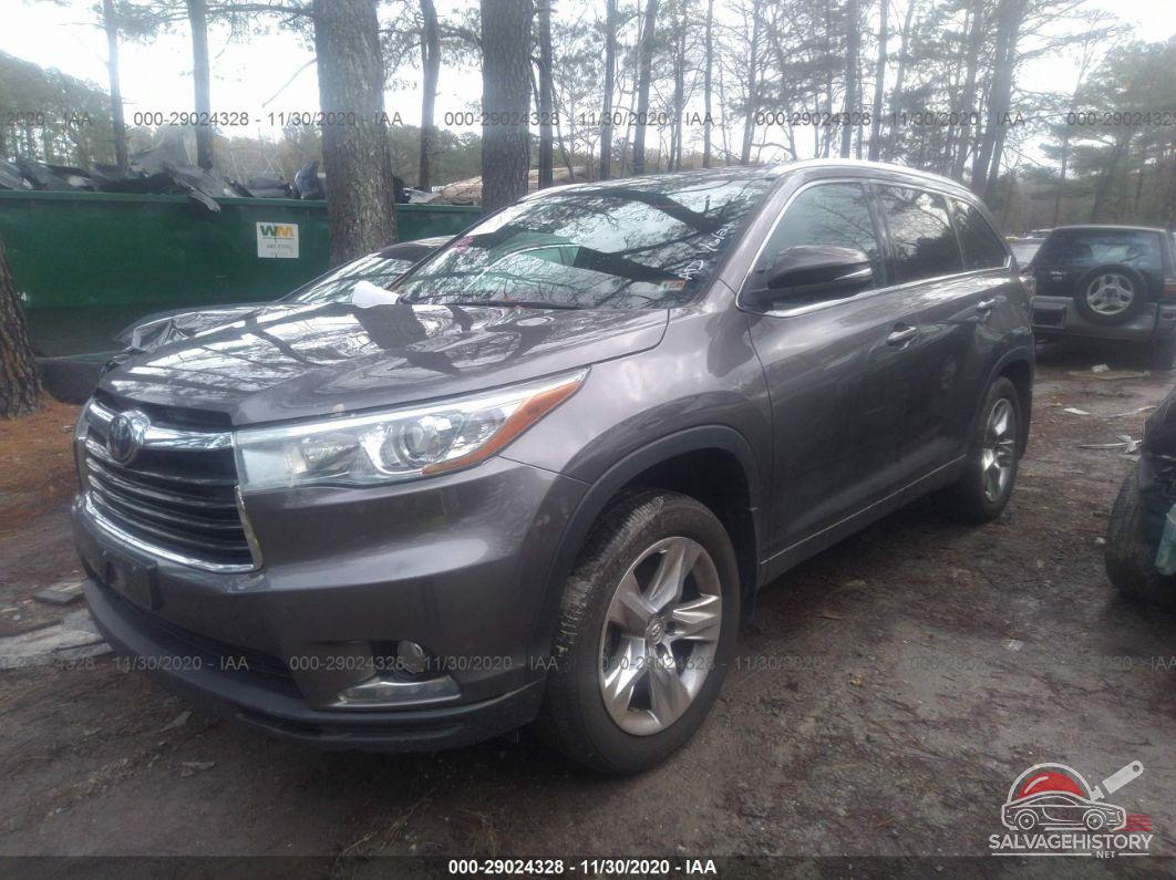 5TDDKRFH7ES058799 2014 TOYOTA HIGHLANDER photo no. 2