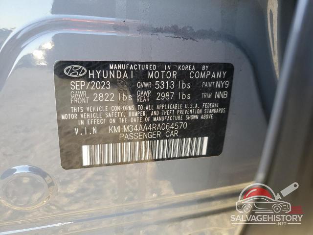 KMHM34AA4RA064570 2024 HYUNDAI IONIQ 6 SE photo no. 13