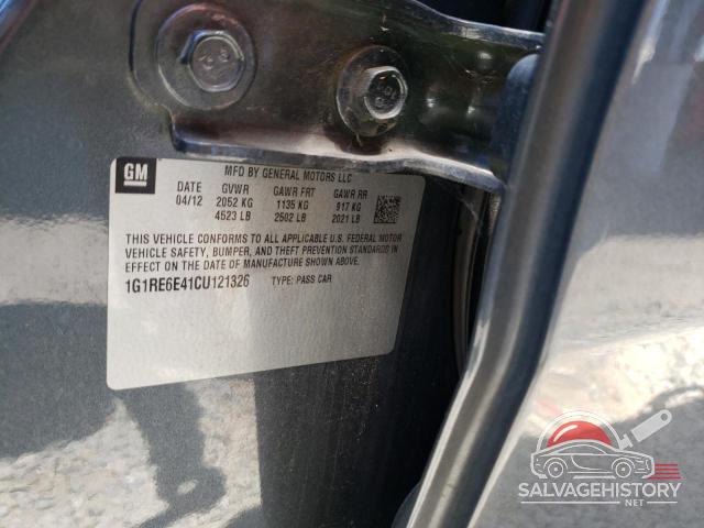 1G1RE6E41CU121326 2012 CHEVROLET VOLT photo no. 12