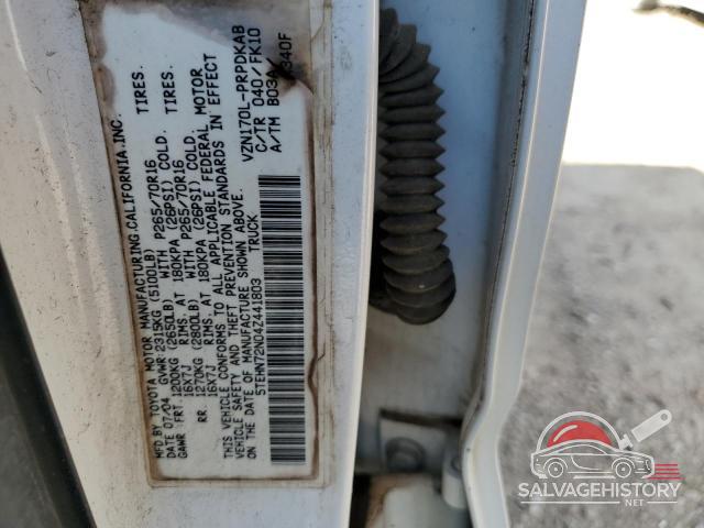 5TEHN72N04Z441803 2004 TOYOTA TACOMA photo no. 13