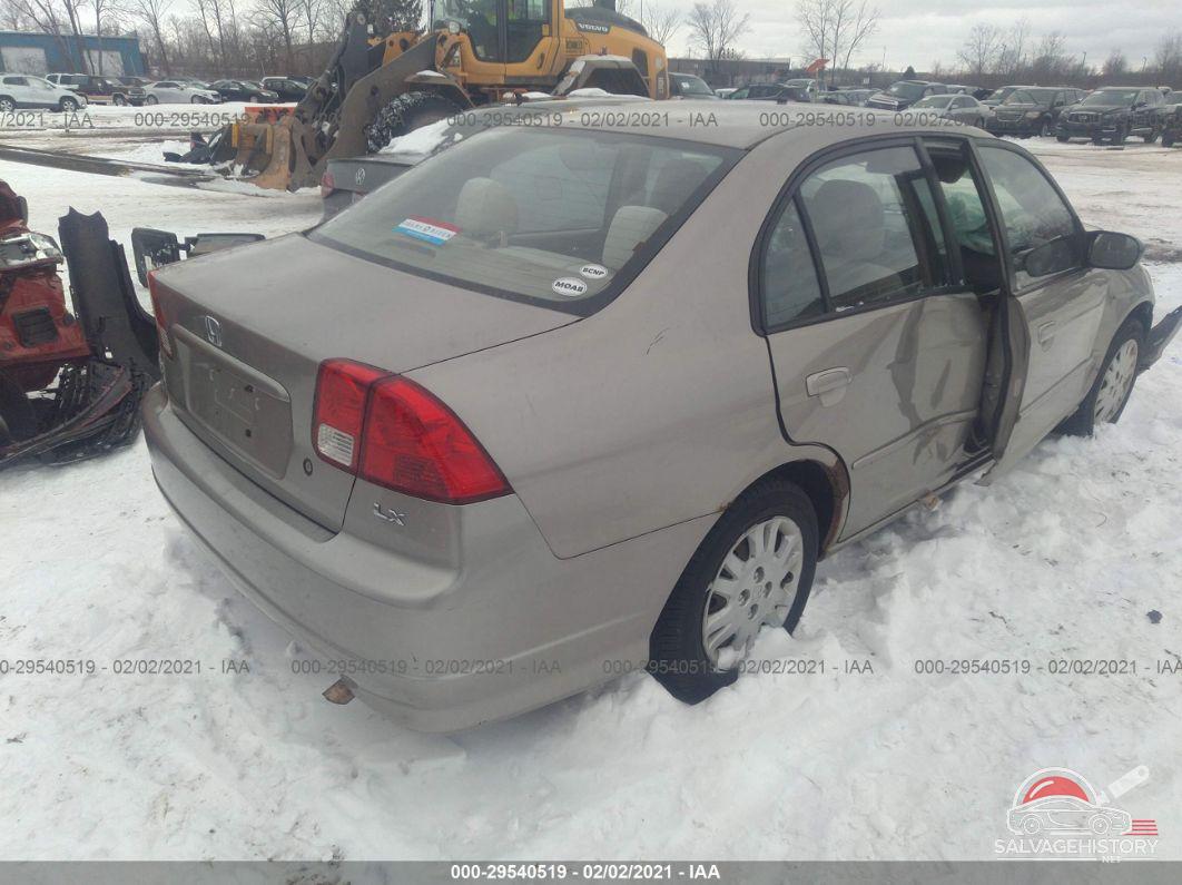 2HGES16585H527152 2005 HONDA CIVIC SDN photo no. 4