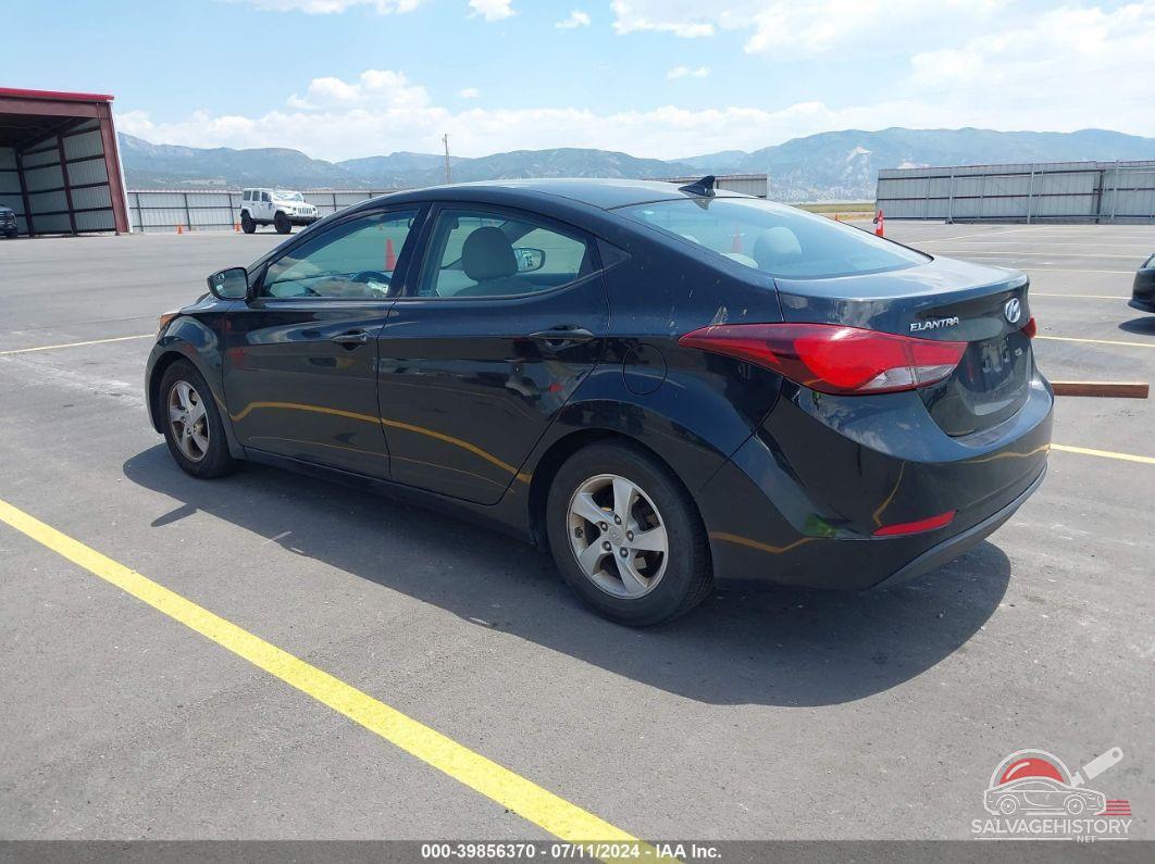5NPDH4AE3FH628061 2015 HYUNDAI ELANTRA photo no. 3