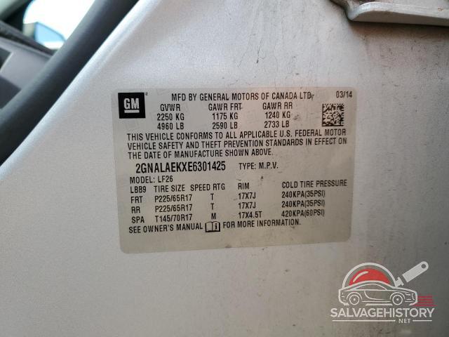 2GNALAEKXE6301425 2014 CHEVROLET EQUINOX photo no. 12