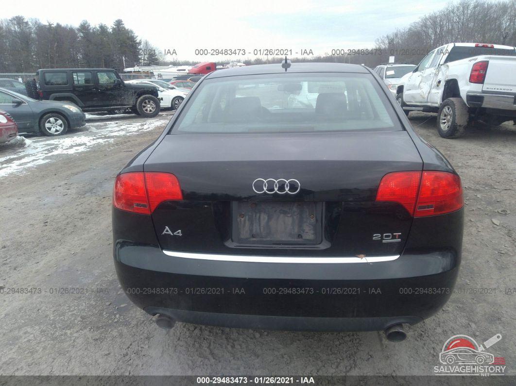 WAUDF78E26A032389 2006 AUDI A4 photo no. 6