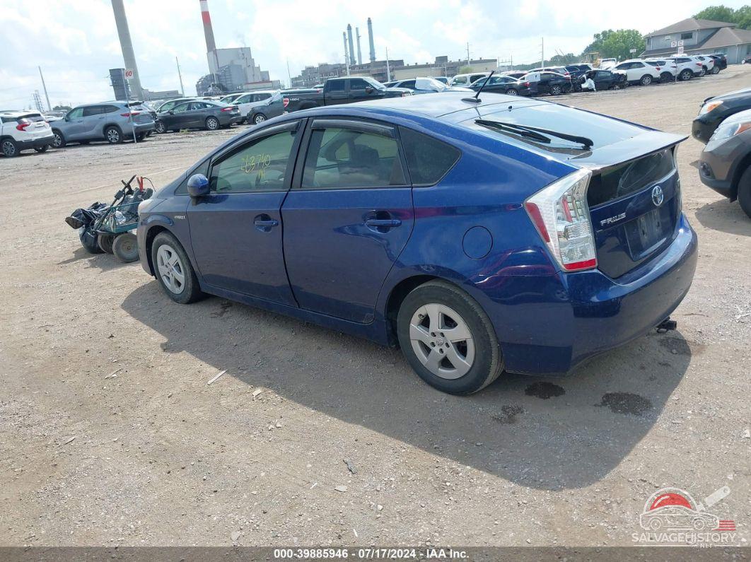 JTDKN3DU2B1448780 2011 TOYOTA PRIUS photo no. 3