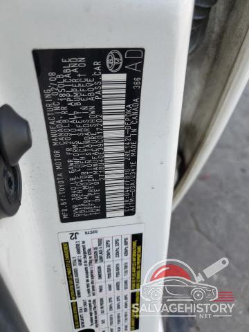 2T1BU40E39C017202 2009 TOYOTA COROLLA photo no. 12