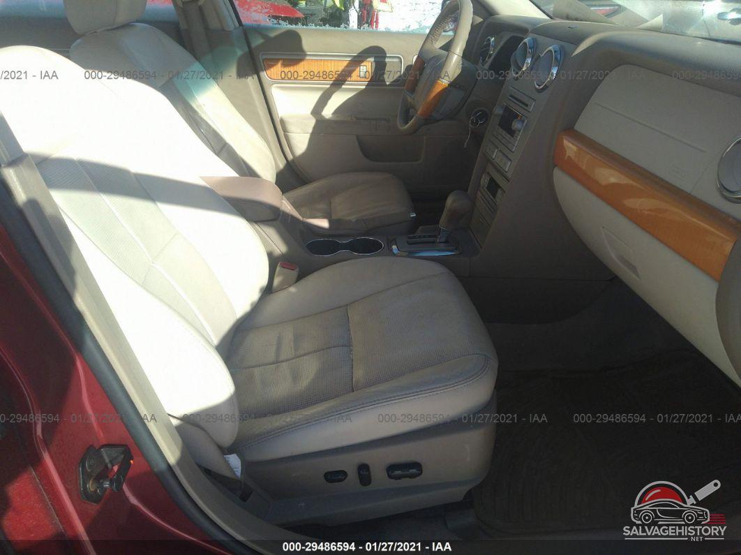 3LNHM26T77R617521 2007 LINCOLN MKZ photo no. 5