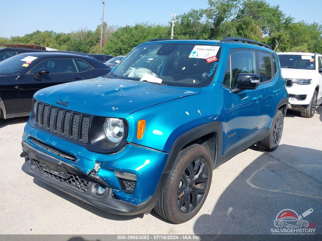 ZACNJDE13NPN66695 2022 JEEP RENEGADE photo no. 2