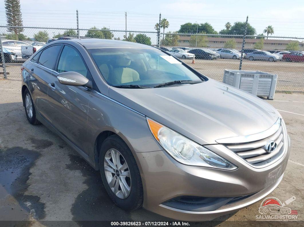 5NPEB4AC8EH868564 2014 HYUN SONATA GLS AUTOMATIC photo no. 1