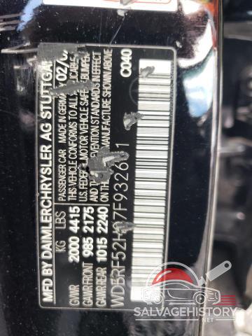 WDBRF52H07F932601 2007 MERCEDES-BENZ C-CLASS photo no. 12