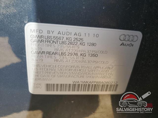 WA1WKAFP8BA060212 2011 AUDI Q5 photo no. 12