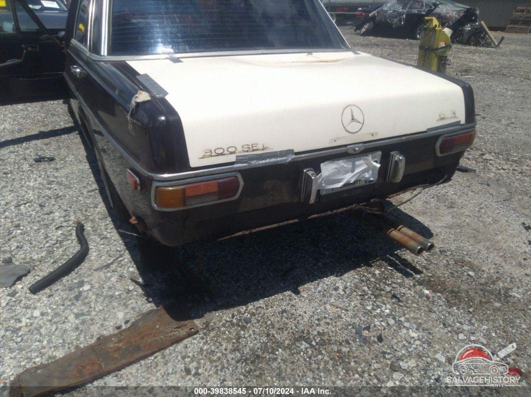 10806712002735 1972 MERCEDES-BENZ 280SE 4.5 photo no. 6