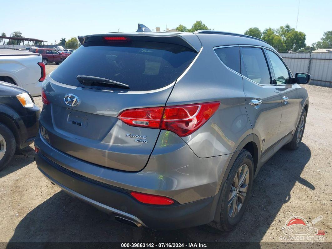 5XYZUDLBXEG137691 2014 HYUNDAI SANTA FE SPORT photo no. 4