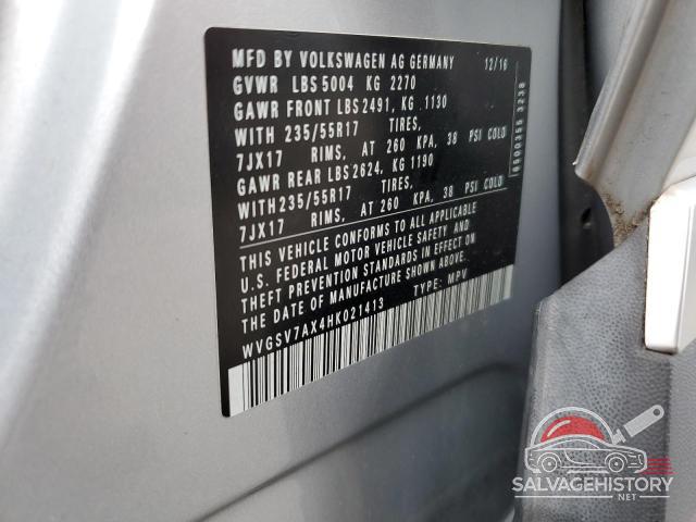 WVGSV7AX4HK021413 2017 VOLKSWAGEN TIGUAN photo no. 13