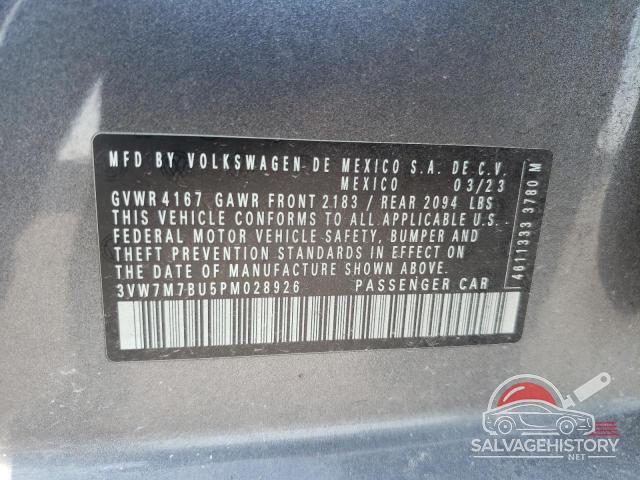 3VW7M7BU5PM028926 2023 VOLKSWAGEN JETTA photo no. 12