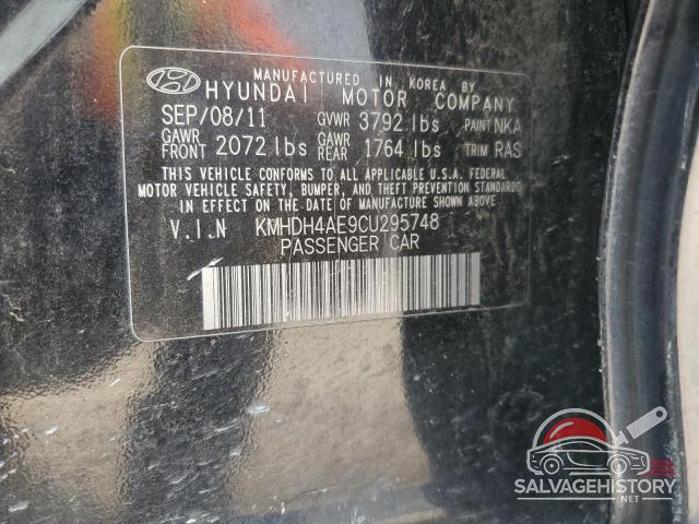 KMHDH4AE9CU295748 2012 HYUNDAI ELANTRA photo no. 12
