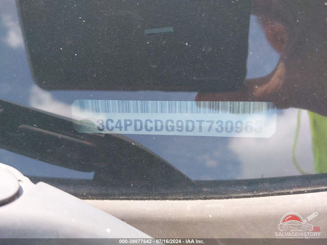3C4PDCDG9DT730963 2013 DODGE JOURNEY photo no. 9