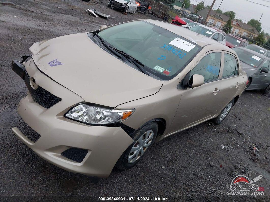 2T1BU40E29C185171 2009 TOYOTA COROLLA photo no. 2