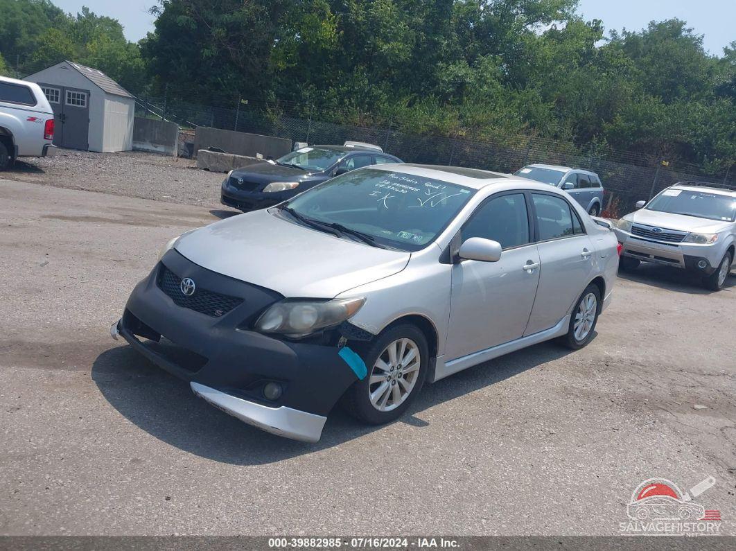 2T1BU4EE0AC371630 2010 TOYOTA COROLLA photo no. 2