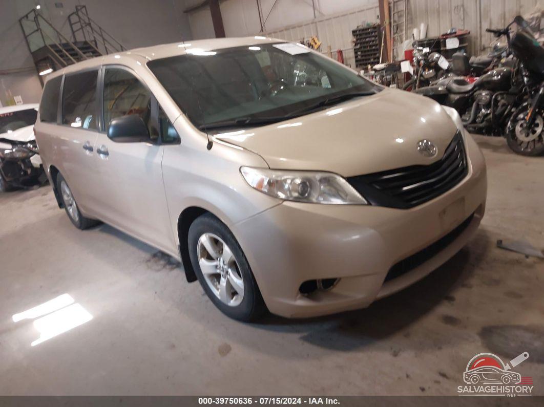 5TDZK3DC0ES514233 2014 TOYOTA SIENNA photo no. 11