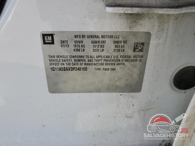 1G11A5SAXDF248160 2013 CHEVROLET MALIBU photo no. 12