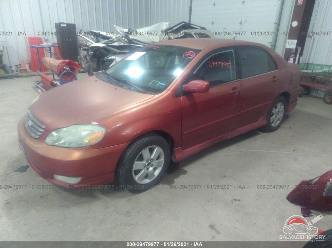 1NXBR32E33Z072781 2003 TOYOTA COROLLA photo no. 2