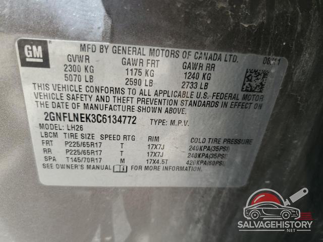 2GNFLNEK3C6134772 2012 CHEVROLET EQUINOX photo no. 13