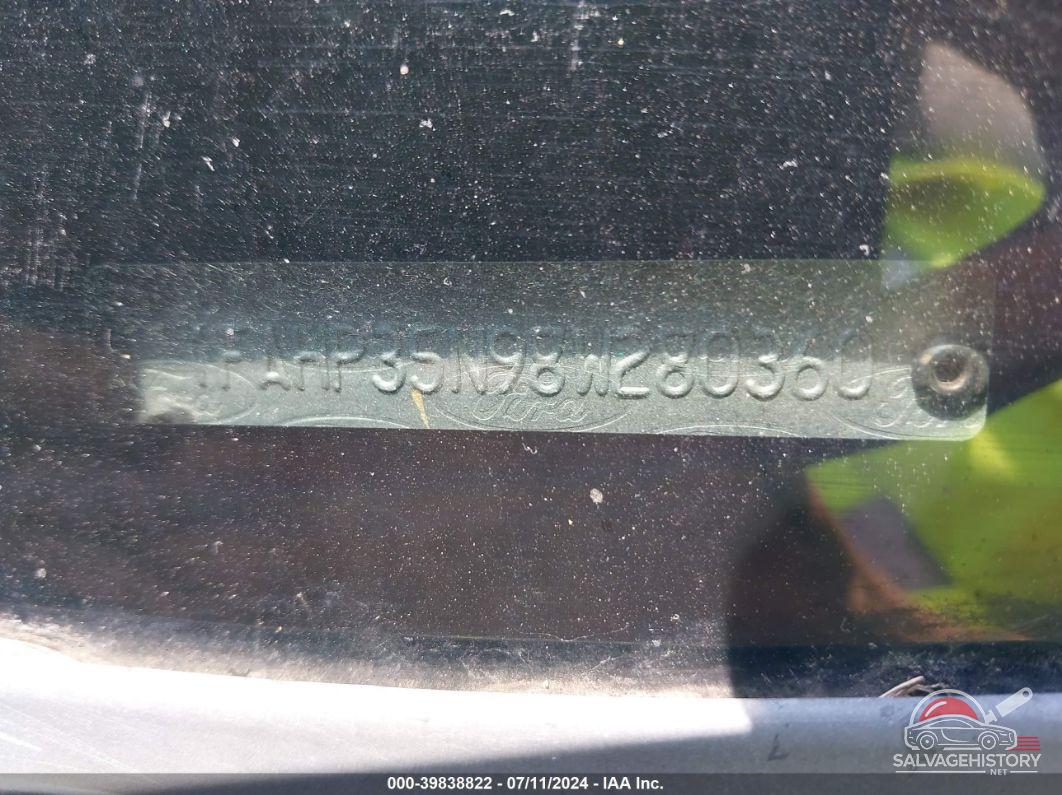 1FAHP35N98W280360 2008 FORD FOCUS photo no. 9