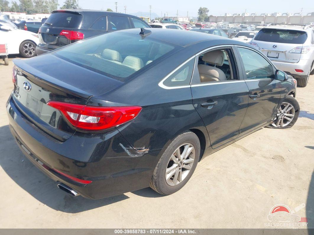 5NPE24AF4HH499068 2017 HYUNDAI SONATA photo no. 4
