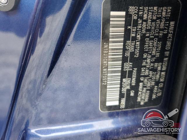 JN1BJ1CW7LW370572 2020 NISSAN ROGUE photo no. 12