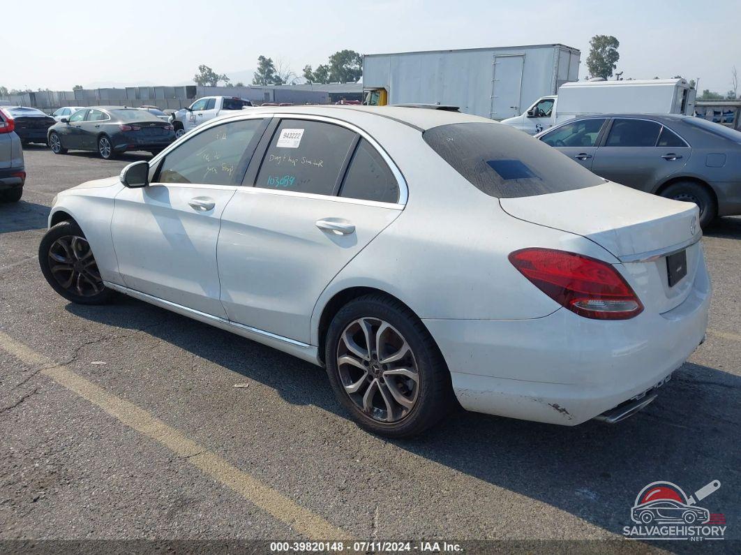 55SWF4JB1HU222770 2017 MERCEDES-BENZ C 300 photo no. 3