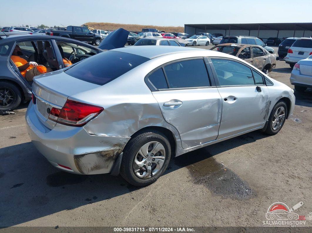 19XFB2F54DE288296 2013 HONDA CIVIC photo no. 4