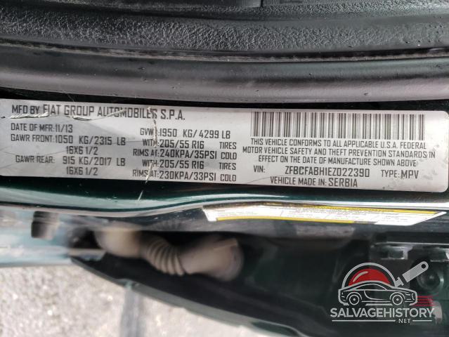 ZFBCFABH1EZ022390 2014 FIAT 500 photo no. 12