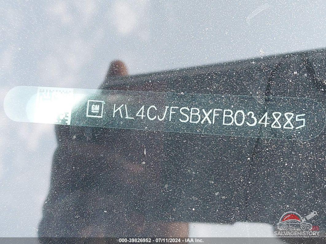 KL4CJFSBXFB034885 2015 BUICK ENCORE photo no. 9