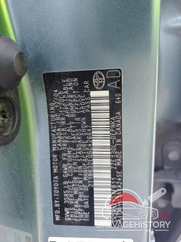 2T1BR32E05C426647 2005 TOYOTA COROLLA photo no. 12