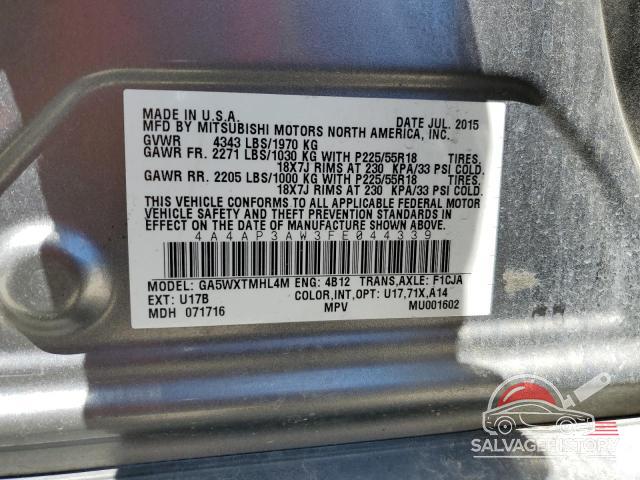 4A4AP3AW3FE044339 2015 MITSUBISHI OUTLANDER photo no. 13