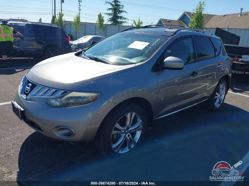 JN8AZ18W09W147393 2009 NISSAN MURANO photo no. 2