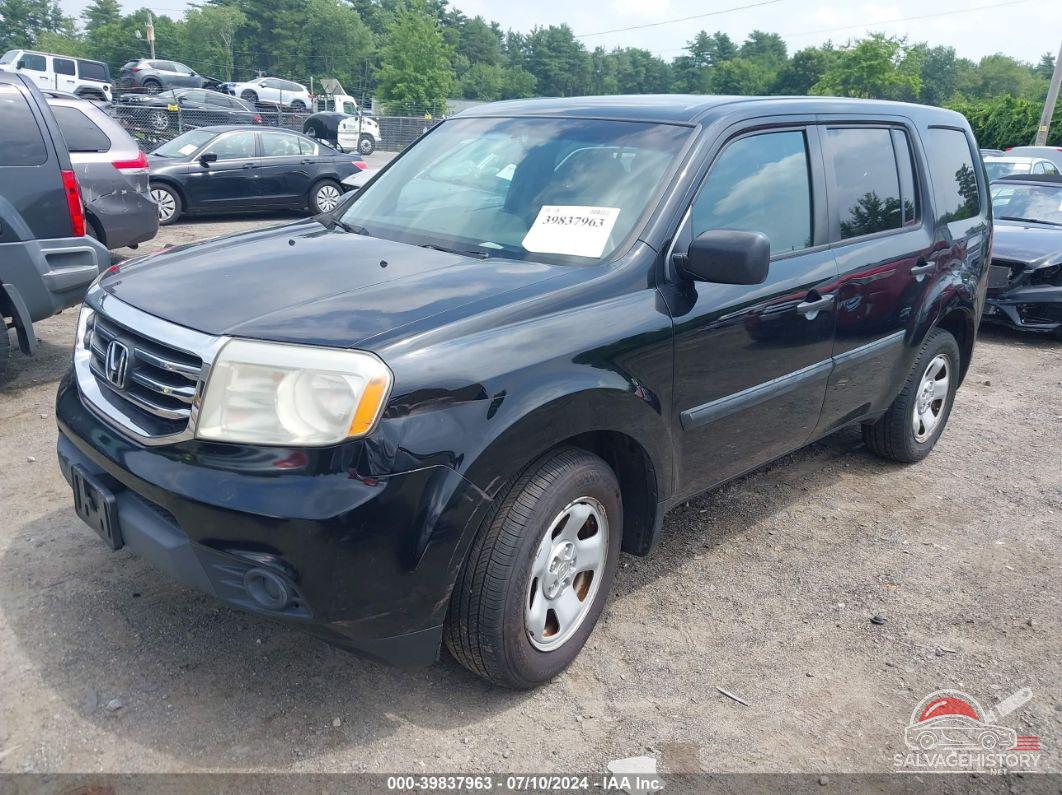 5FNYF4H23EB024428 2014 HONDA PILOT photo no. 2