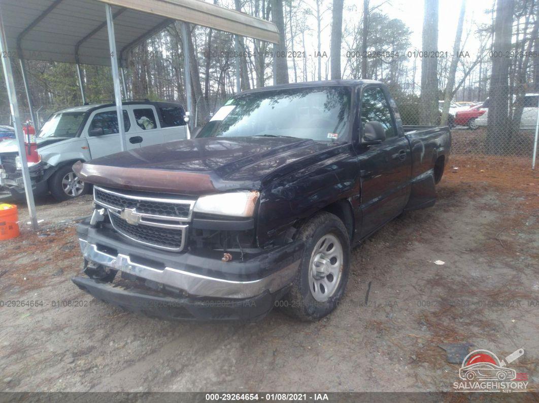 1GCEC14V66E260536 2006 CHEVROLET SILVERADO 1500 photo no. 2