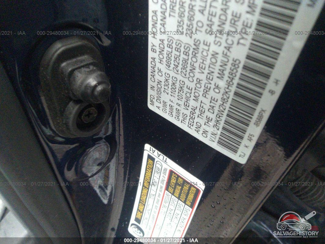 2HKRW2H82KH648585 2019 HONDA CR-V photo no. 9