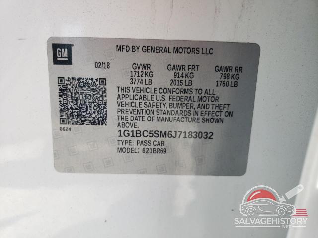 1G1BC5SM6J7183032 2018 CHEVROLET CRUZE photo no. 12