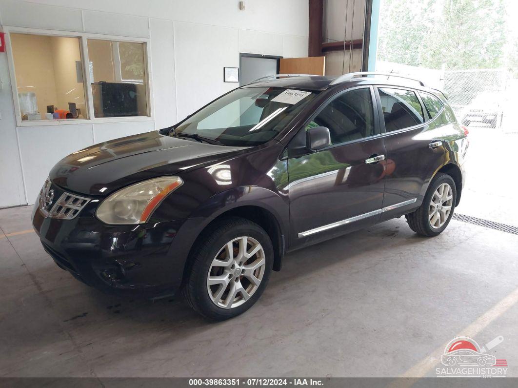 JN8AS5MVXBW259021 2011 NISSAN ROGUE photo no. 2