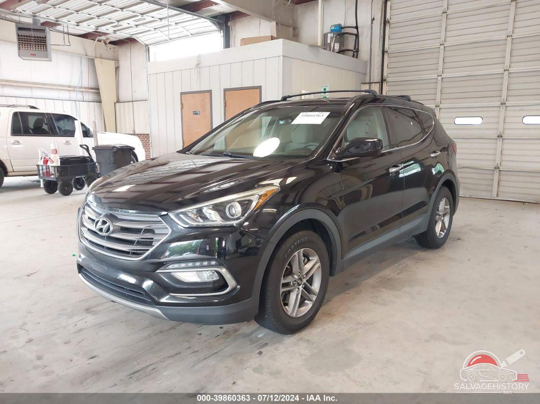 5NMZU3LB1HH011711 2017 HYUNDAI SANTA FE SPORT photo no. 2