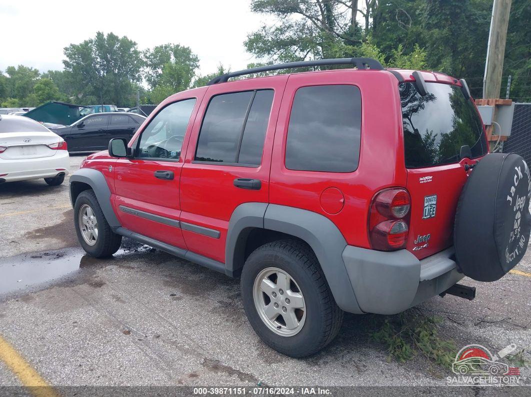 1J4GL48K05W583686 2005 JEEP LIBERTY photo no. 3